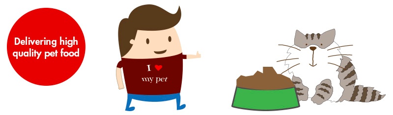 delivering high quality pet food
