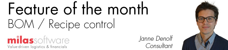 BOM recipe control Dynamics AX