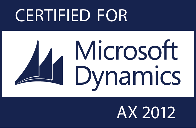 Microsoft Dynamics certified for AX 2012